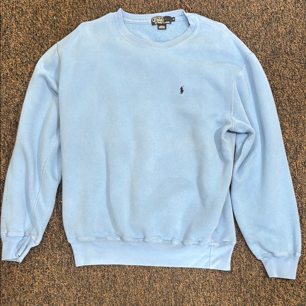 Polo by Ralph Lauren Men's Light Blue Sweater